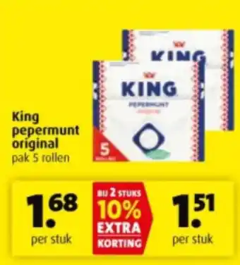 Boni King pepermunt original aanbieding