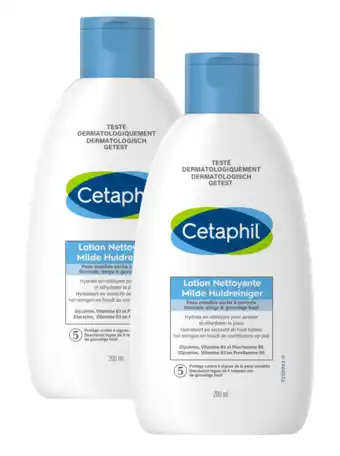 De Online Drogist Cetaphil Milde Huidreiniger Duoverpakking aanbieding