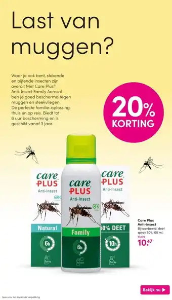 DA Care Plus Anti-insect aanbieding