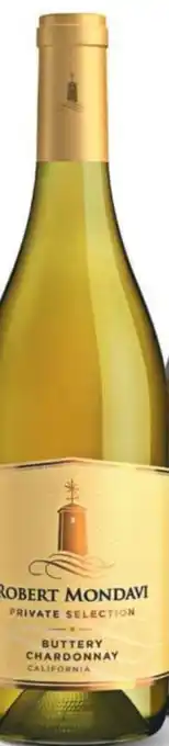 Sligro Robert mondavi private selection buttery chardonnay fles 75 cl aanbieding