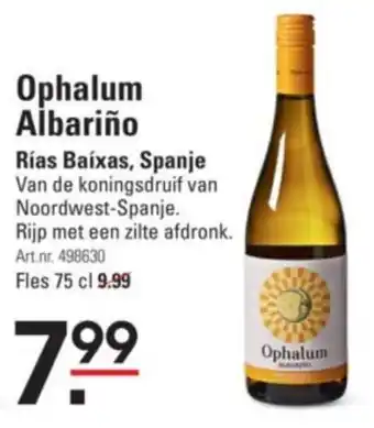 Sligro Ophalum albariño fles 75 cl aanbieding