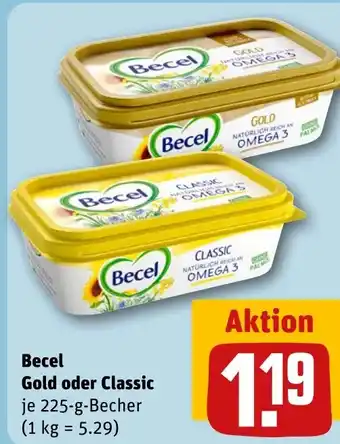 Rewe DE Becel Gold oder Classic aanbieding