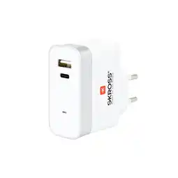 MediaMarkt Skross Europe Charger 1 Usb + Usb-c Wit aanbieding