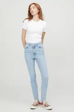 Wehkamp JJXX high waist skinny jeans JXVIENNA light blue denim aanbieding