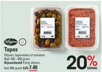 Sligro Tapas aanbieding