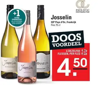 Sligro Josselin aanbieding