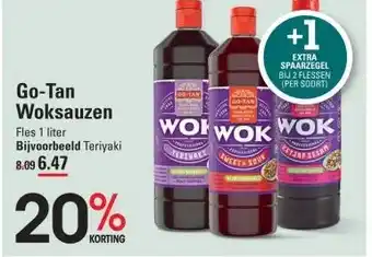 Sligro Go-Tan Woksauzen aanbieding