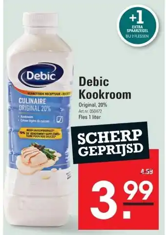 Sligro Debic Kookroom aanbieding