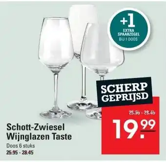 Sligro Schott-Zwiesel Wijnglazen Taste aanbieding
