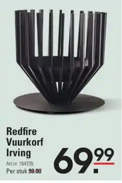 Sligro Redfire Vuurkorf Irving aanbieding