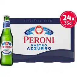 Albert Heijn Peroni Nastro azzurro Italiana krat aanbieding