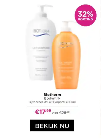 ICI Paris XL Biotherm Bodymilk 400 ml aanbieding