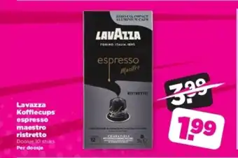 PLUS Lavazza Koffiecups espresso maestro ristretto aanbieding