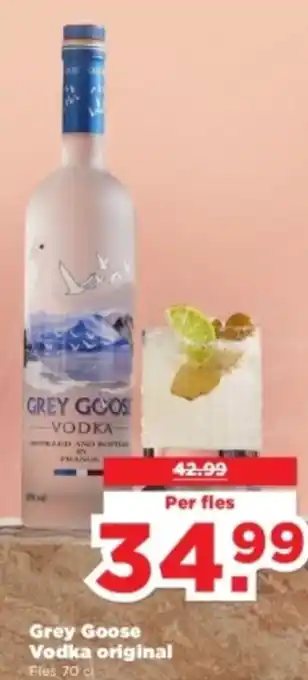 PLUS Grey goose vodka original per fles aanbieding