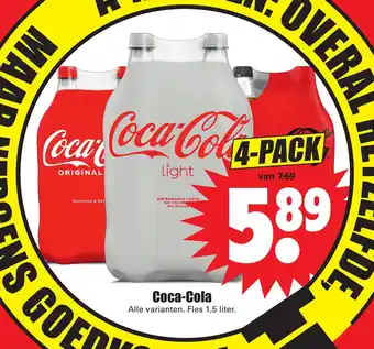 Dirk Coca-Cola 4*1.5L aanbieding