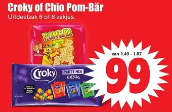 Dirk Croky of Chio Pom-Bar aanbieding