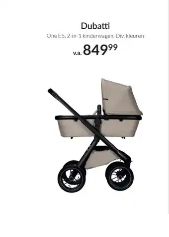 Babypark One E5, 2-in-1 kinderwagen. Div. kleuren aanbieding