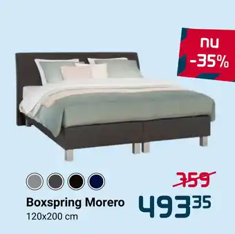 Beddenreus Boxspring Morero 120x200 cm aanbieding