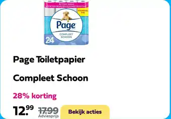 Plein.nl Page Toiletpapier Compleet Schoon aanbieding