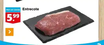 Hoogvliet PER 200 GRAM Entrecote aanbieding