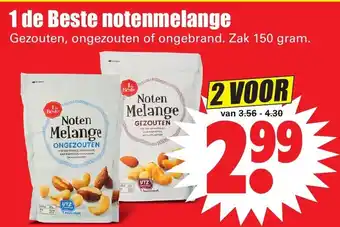 Dirk Notenmelange 2*150g aanbieding