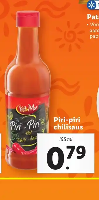 Lidl Piri piri chilisaus 195 ml aanbieding