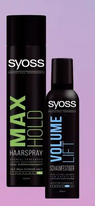 Rossmann DE Syoss Haarspray aanbieding