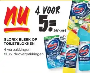 Jumbo GLORIX BLEEK OF TOILETBLOKKEN aanbieding