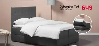 Beddenreus Opbergbox Ted 140x200 cm aanbieding