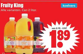 Dirk Fruity King sap 2L aanbieding