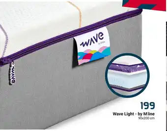 Beddenreus Wave Light - by Mline 90x200 cm aanbieding