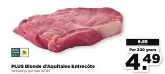 PLUS PLUS Blonde d'Aquitaine Entrecôte aanbieding