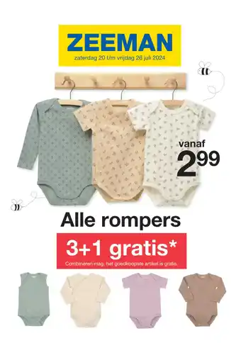 Zeeman Alle rompers aanbieding