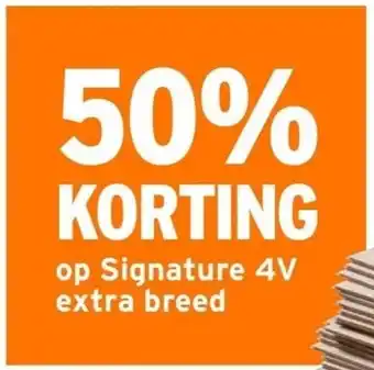 GAMMA Signature 4V extra breed aanbieding