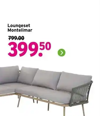 GAMMA Loungeset Montelimar aanbieding