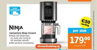 Albert Heijn IJsmachine Ninja Creami aanbieding