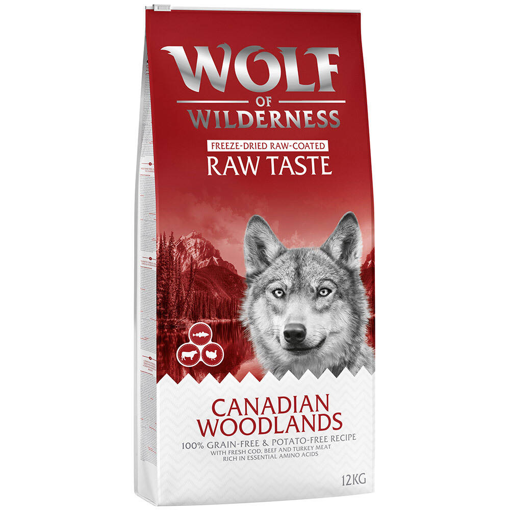 2x12kg The Taste Of Canada Wolf of Wilderness Hondenvoer aanbieding
