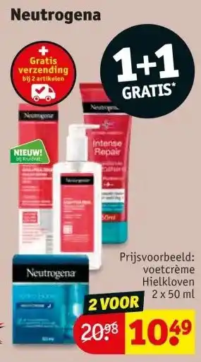 Kruidvat Neutrogena aanbieding