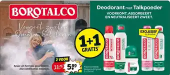 Kruidvat BOROTALCO aanbieding