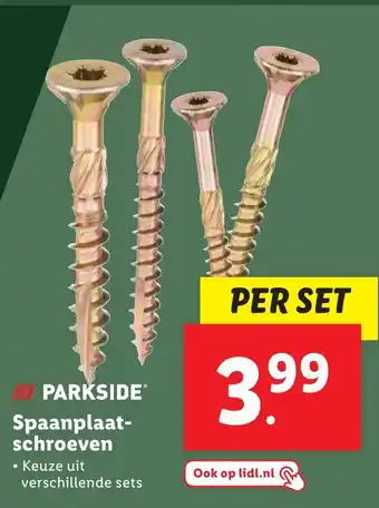 Lidl PARKSIDE Spaanplaat schroeven aanbieding