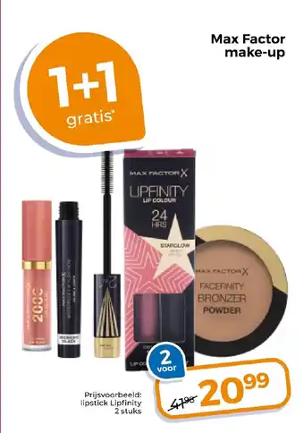 Trekpleister Max Factor make up aanbieding