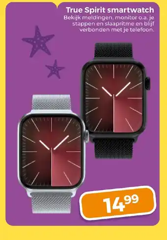 Trekpleister True Spirit smartwatch aanbieding