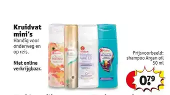 Kruidvat mini's aanbieding