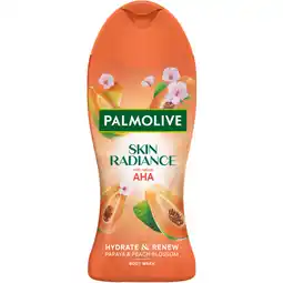 Albert Heijn Palmolive Skin radiance papaya & perzik body wash aanbieding