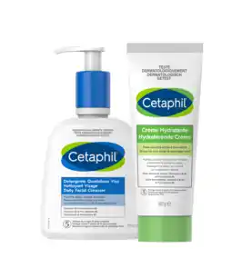 De Online Drogist Cetaphil Daily Facial Cleanser + Hydraterende Crème Combi aanbieding