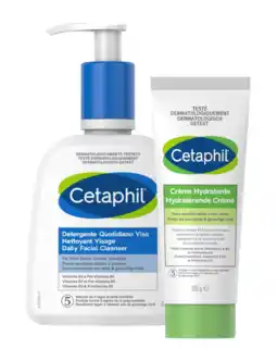 De Online Drogist Cetaphil Daily Facial Cleanser + Hydraterende Crème Combi aanbieding