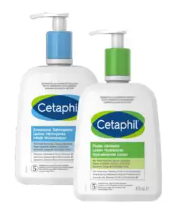 De Online Drogist Cetaphil Milde Huidreiniger + Moisturizing Lotion 470ML Combi aanbieding