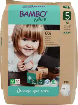 De Online Drogist Bambo Nature Maat 5 Luiers XL aanbieding