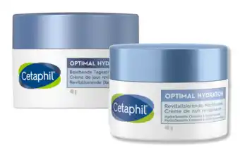De Online Drogist Cetaphil Optimal Hydration Revitaliserende Dagcrème + Nachtcrème Combi aanbieding