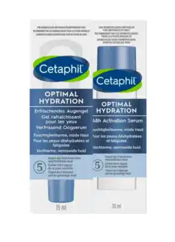 De Online Drogist Cetaphil Optimal Hydration 48h Activation Serum + Verfrissend Oogserum Combi aanbieding